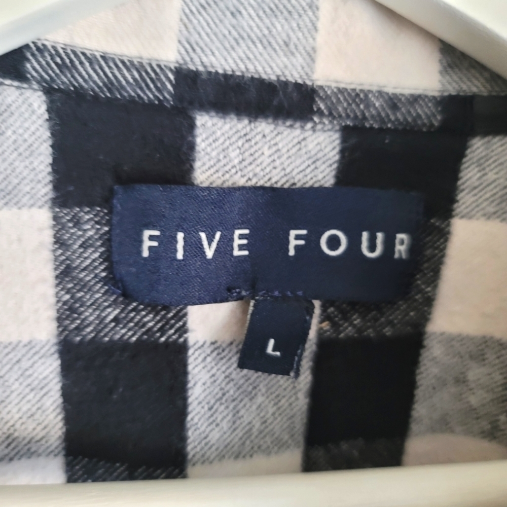 Five Four Flannel Plaid Button Down Shirts Long S… - image 6